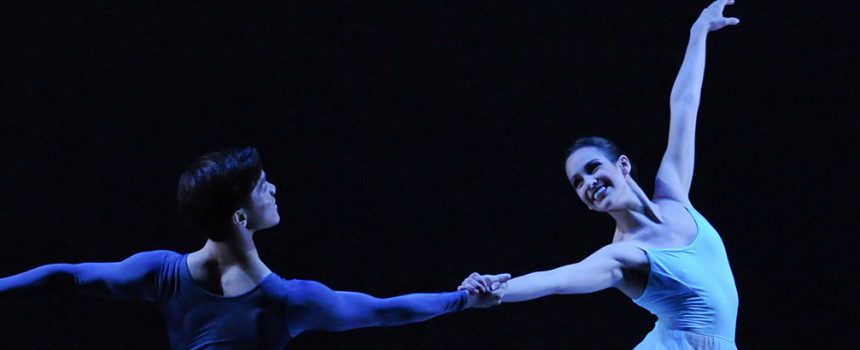 Pittsburgh Ballet Theatre dancer Daniela Moya in "Serenade." Choreography by George Balanchine. © The George Balanchine Trust